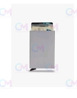 BILLETERA TIPO TARJETERO DE METAL COLOR GRIS M61